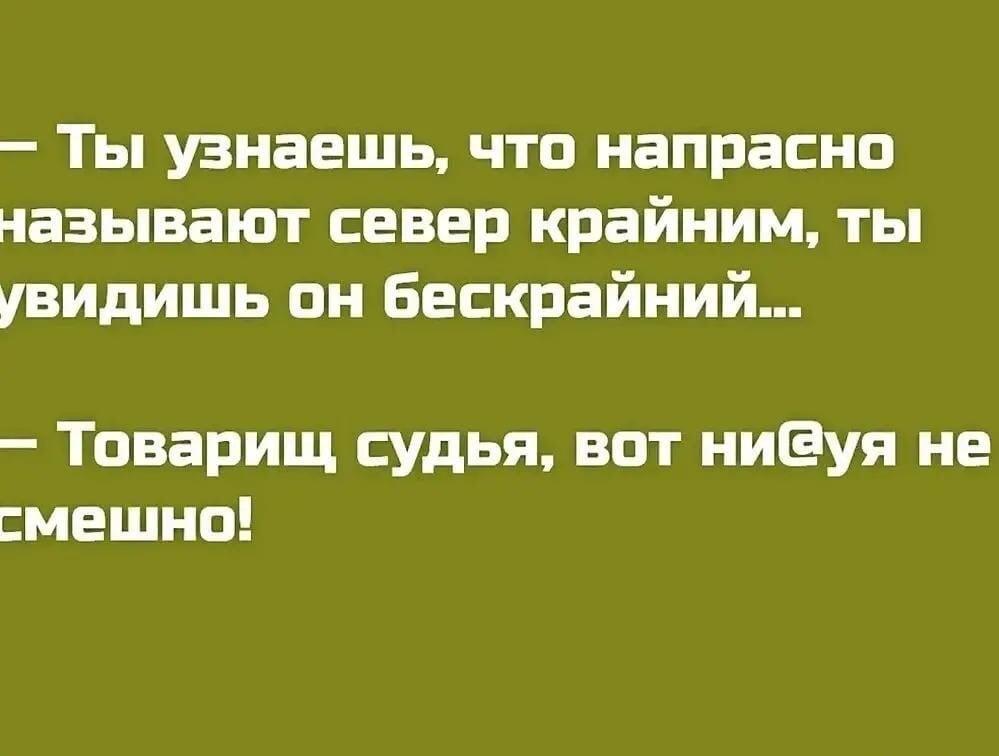 Север бескрайний, а юмор нет
