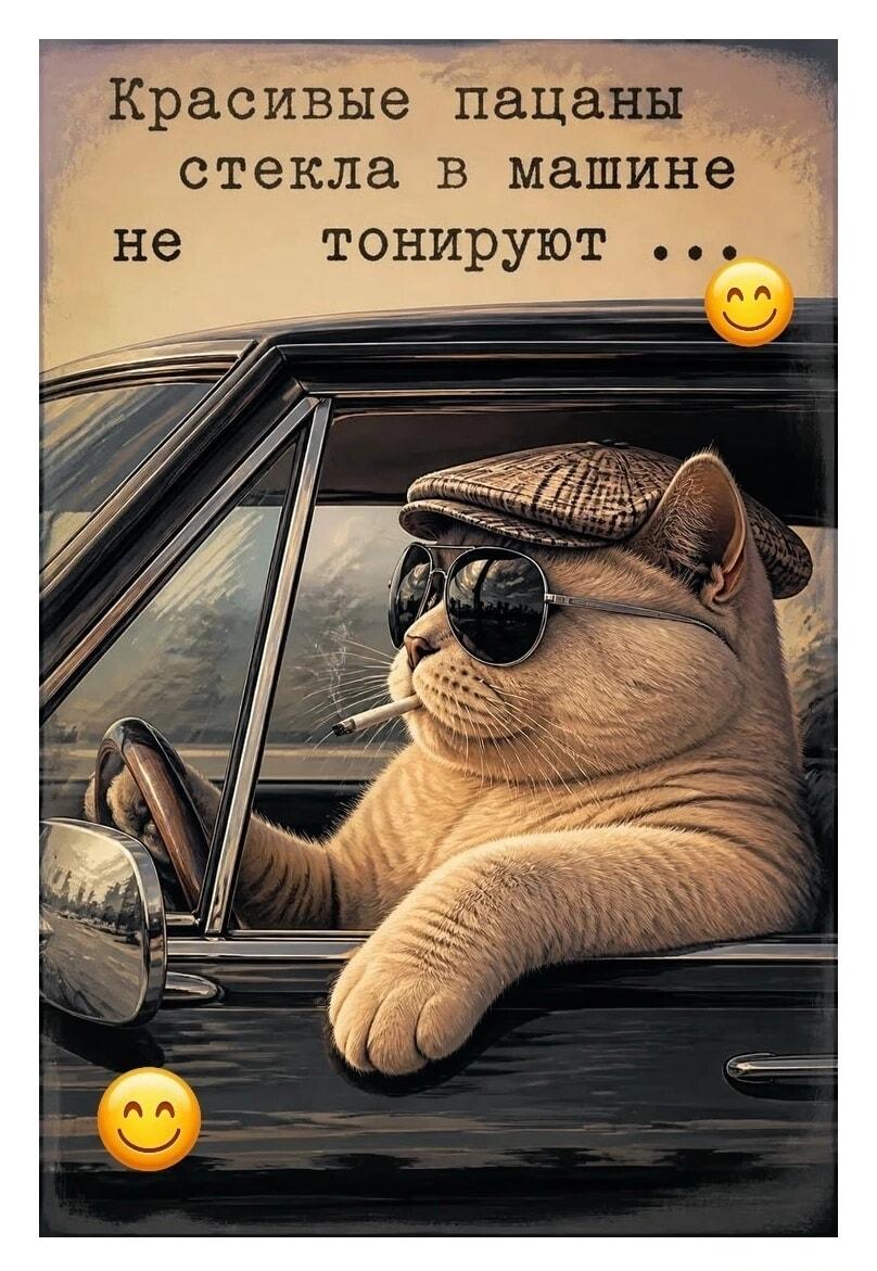 Красивый пацан за рулем: когда не нужна тонировка, чтобы быть крутым!