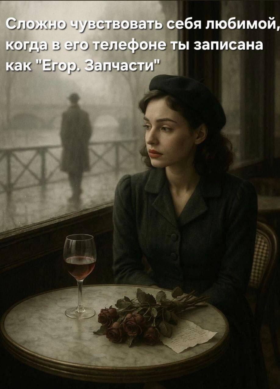 Когда ты не любимая, а просто «Егор. Запчасти»
