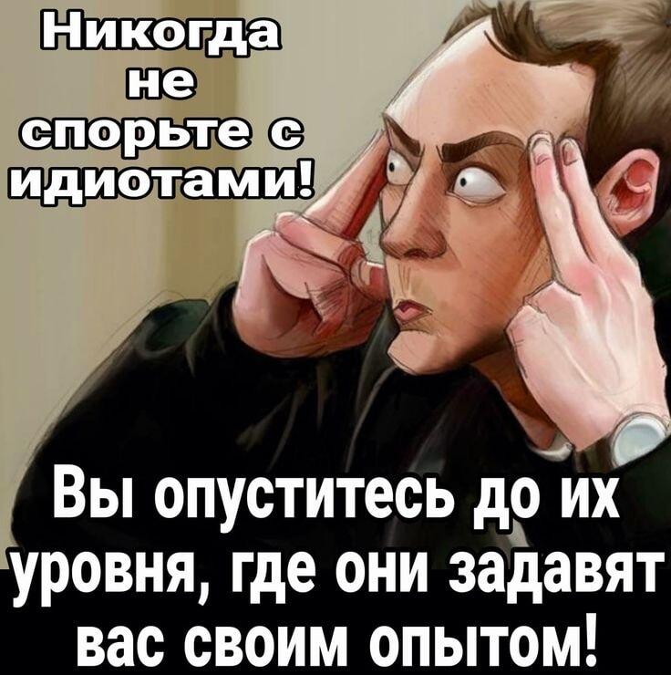 Почему нельзя спорить с дураками? Жизненная мудрость в меме!