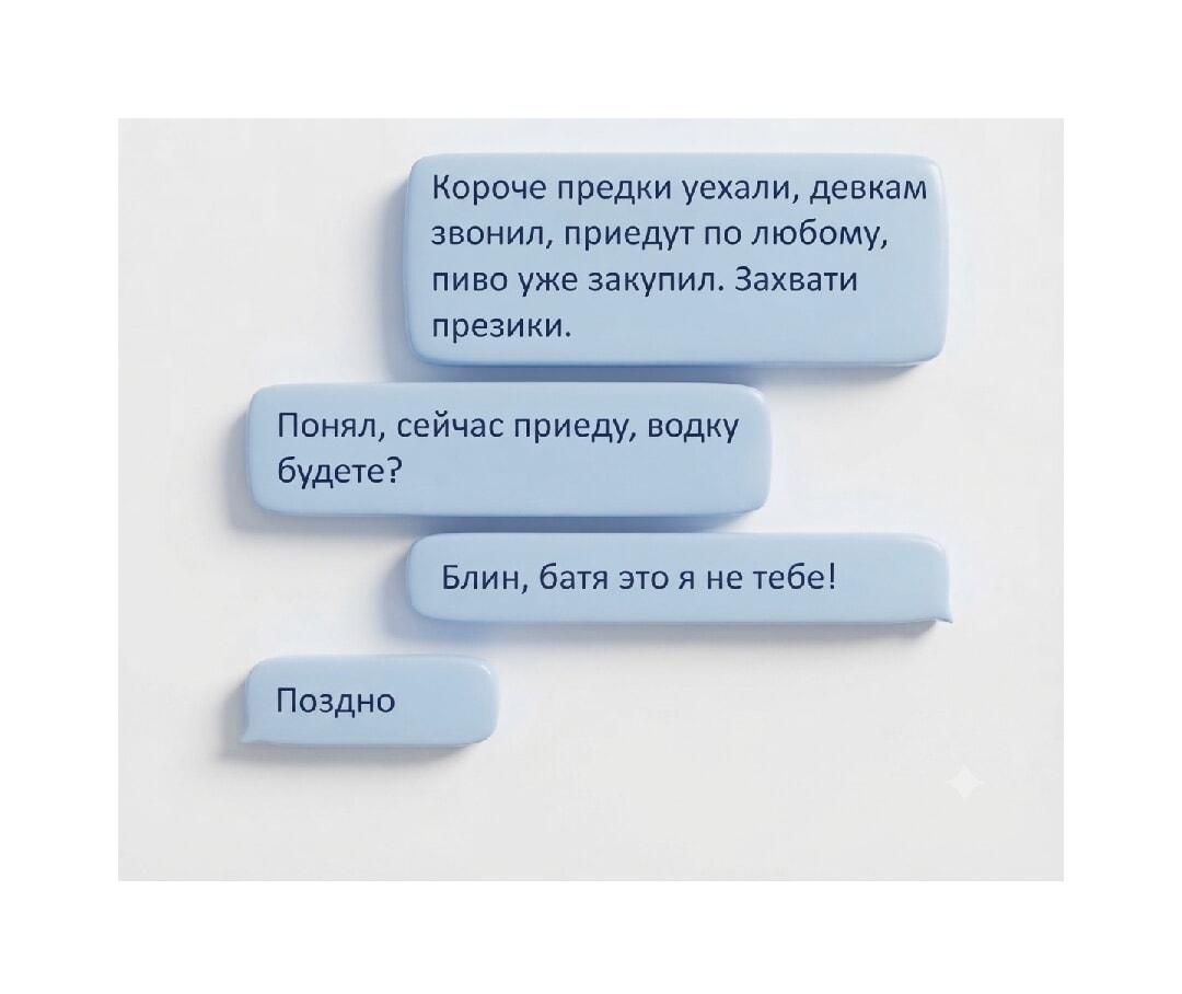 СМС не тому: Когда батя спалил твою тусовку с девками