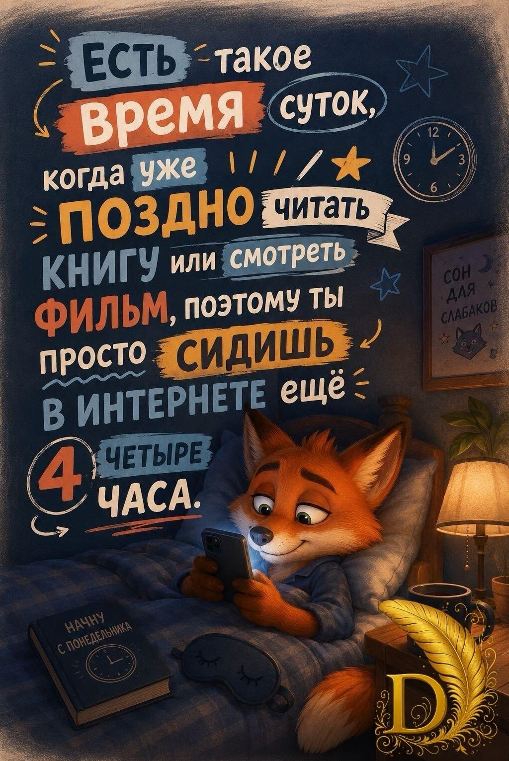 Поздно читать, но не поздно листать ленту: знакомо?
