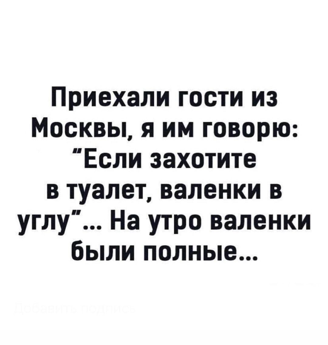 Гости из Москвы и деревенский туалет: валенки были полны!