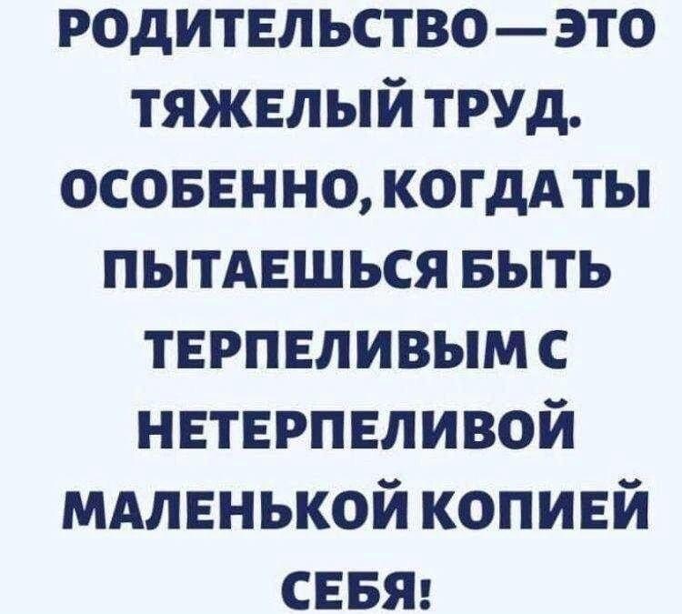Родительство: Адская битва с нетерпеливой маленькой копией себя!