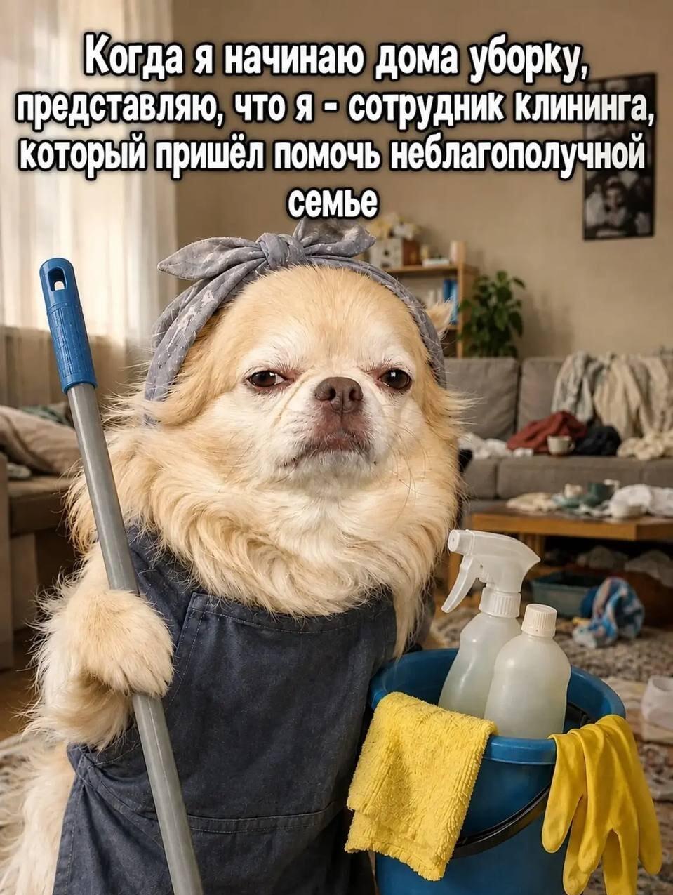 Уборка дома: когда ты — сотрудник клининга для себя