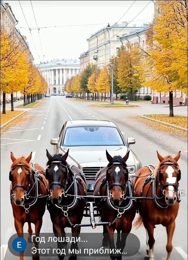 Год лошади: элитный Rolls-Royce на конной тяге!
