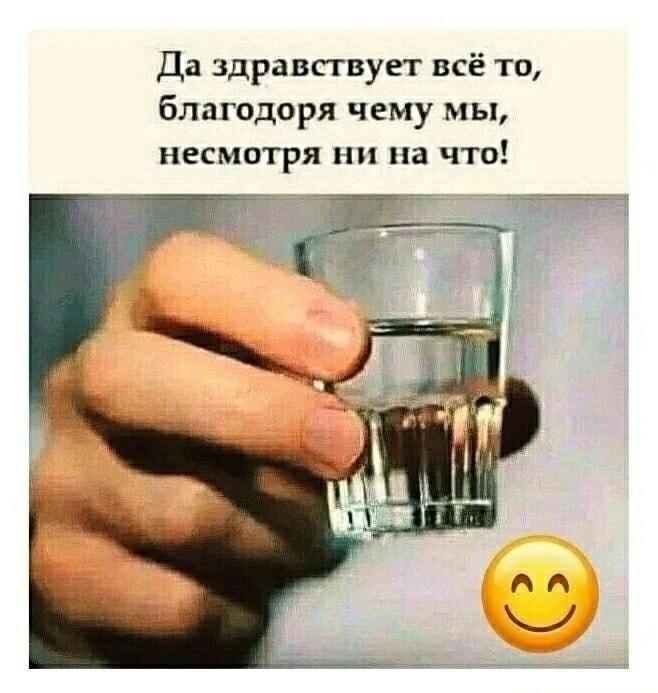 Тост по-русски: за тех, кто держится несмотря ни на что!