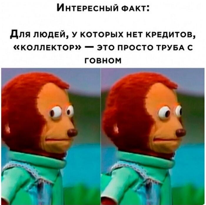 Жизнь без кредитов: коллектор — это просто труба с г**ном!