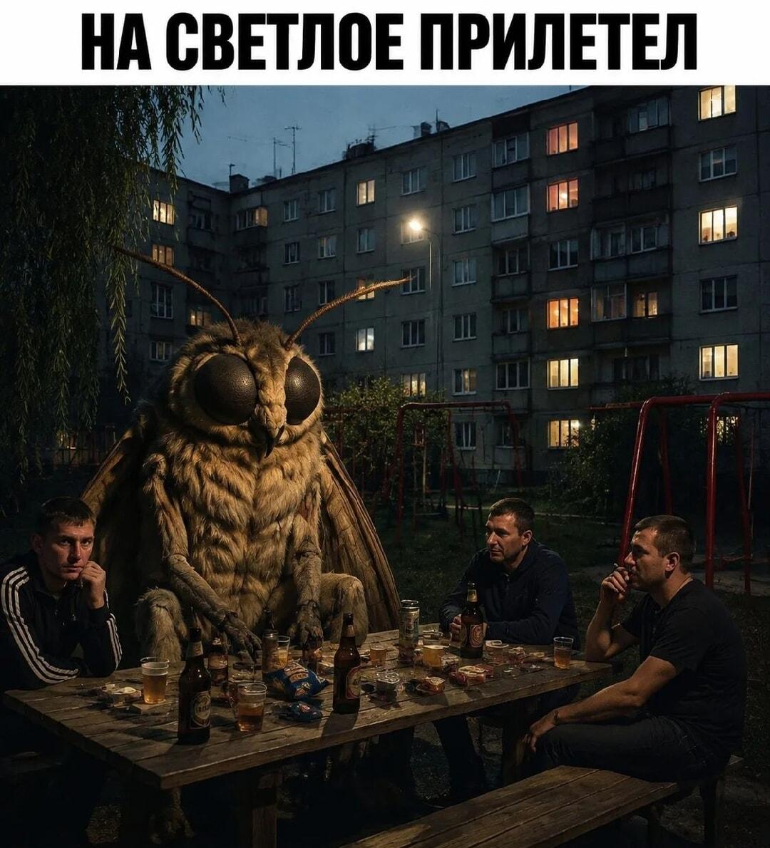 Ламповый вечер: когда мотылек прилетел на светлое пиво