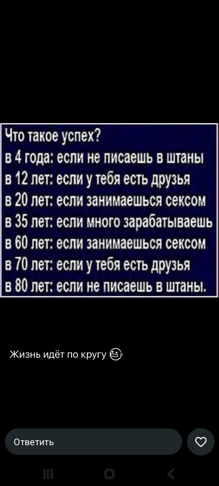 Успех по годам: смешная правда о круговороте жизни!