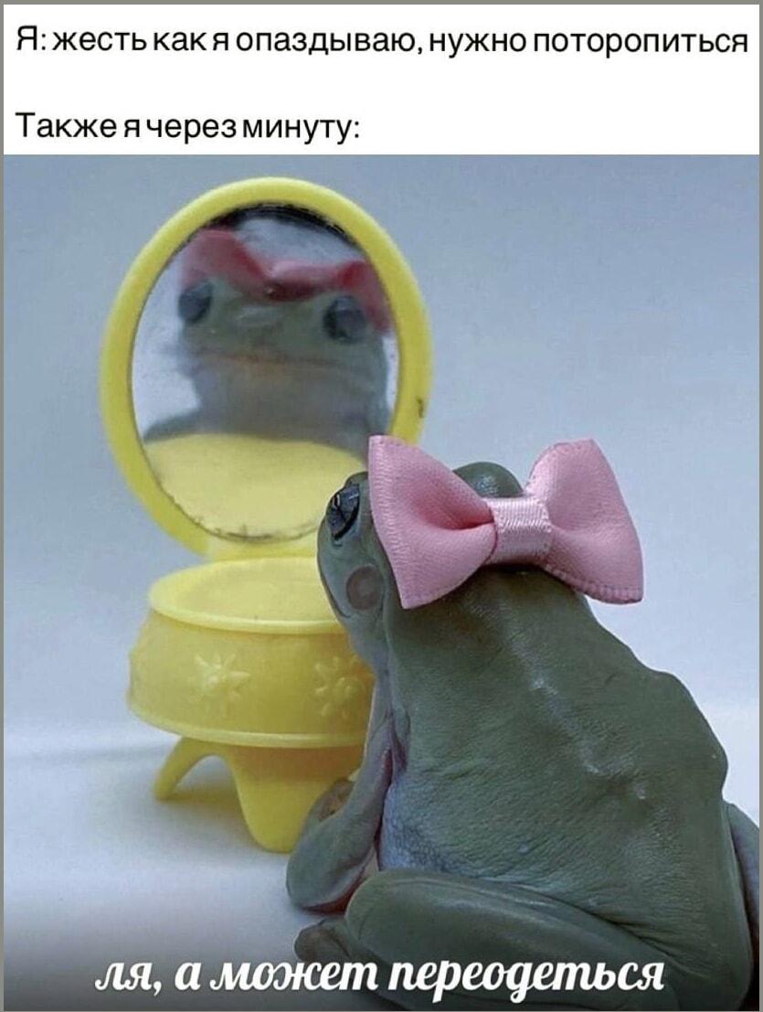 Опаздываю? Нет, это я просто выбираю наряд!