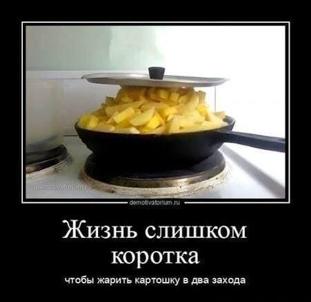 Жизнь коротка: жарим картошку одним махом, без компромиссов!