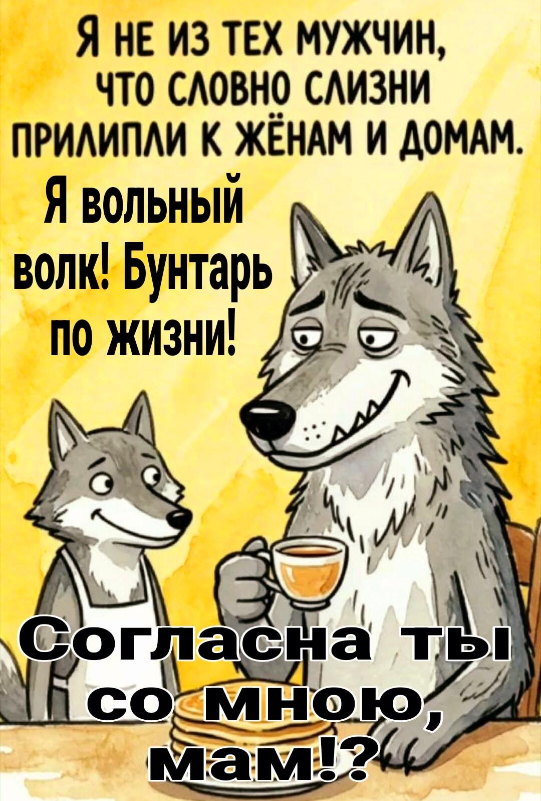 Вольный волк, бунтарь по жизни: главное, чтобы мама одобрила!