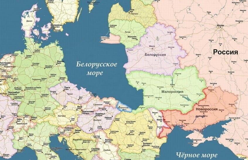 Белорусское море и другие фантазии: эта карта взорвет мозг!