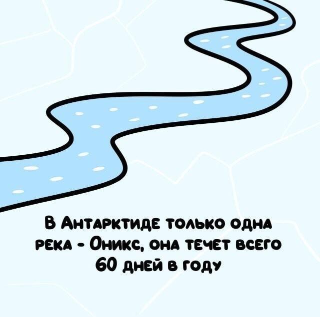 Шок-факт: Единственная река Антарктиды течет всего 60 дней!
