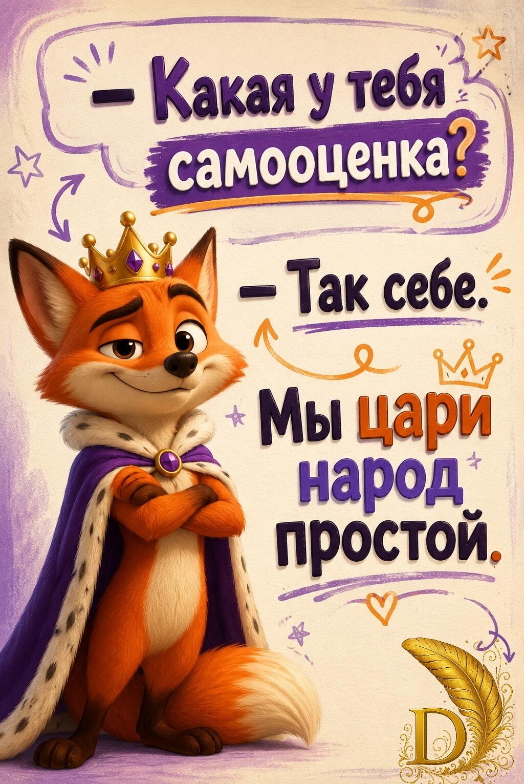 Царская самооценка: когда ты царь, но народ простой!