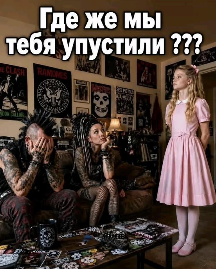 Панки в шоке: где мы тебя упустили, доченька?