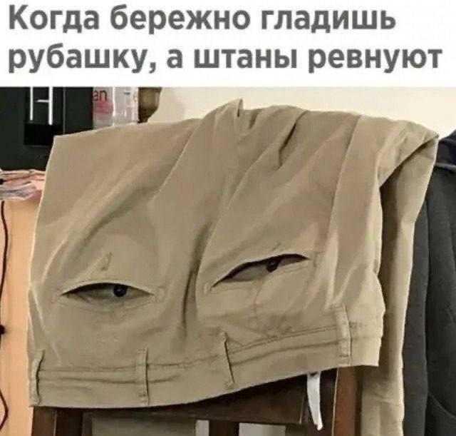 Когда рубашка в приоритете: ревнивые штаны смотрят 👀