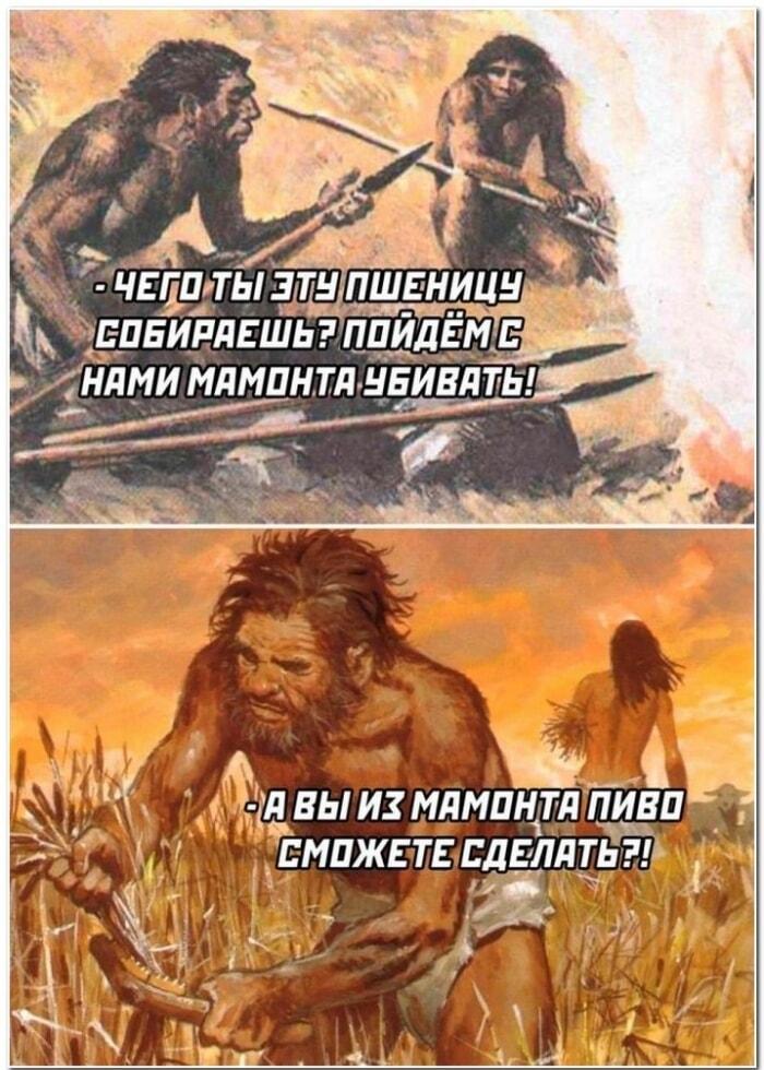 Пиво важнее мамонта: Древняя дилемма выбора приоритетов!